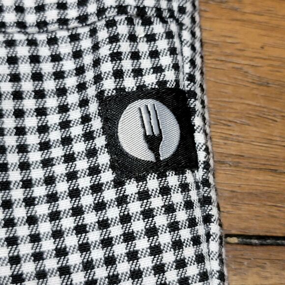 Chef Works B&W Checkered Unisex Chef Uniform Pants - Size XL - Picture 3 of 8